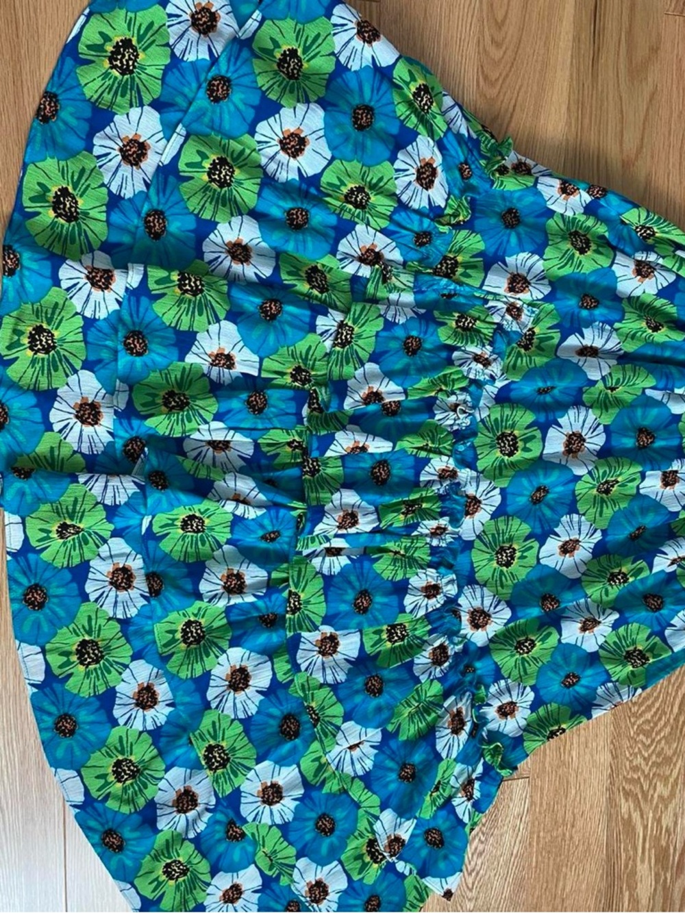 Pappagallo Teal Dress with Lime Green Label - Picture 2 of 8